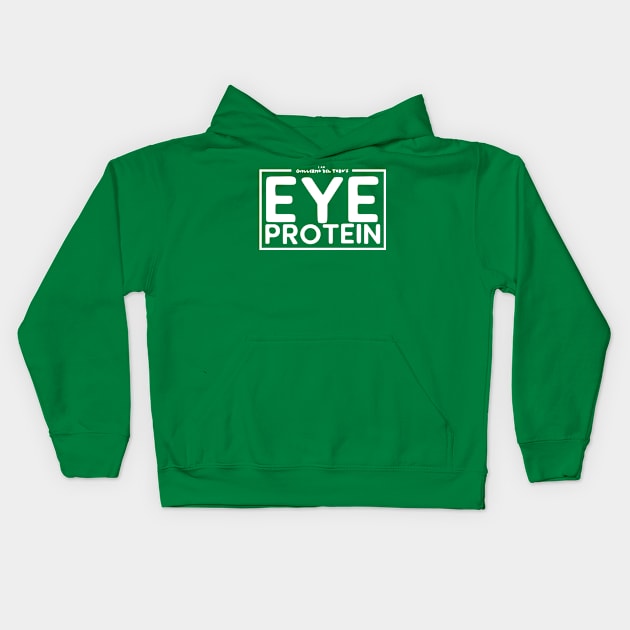 Guillermo Del toro's Eye Protein Kids Hoodie by therealfilmguy